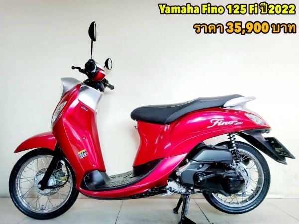 Yamaha Fino 125 Fi Deluxe ปี2022 สภาพเกรดA 3498 km เอกสารพร้อมโอน รูปที่ 0